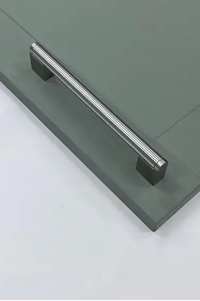 Halden Brushed Nickel D-Bar Pull Handle | Aspin Collins