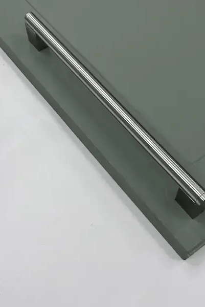 Halden Brushed Nickel D-Bar Pull Handle | Aspin Collins