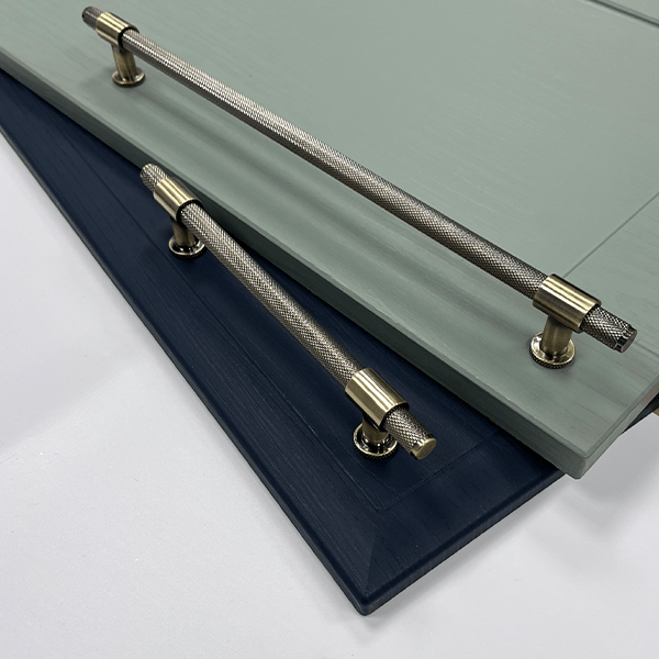 Industrial Knurled T Bar Kitchen Handle | 160mm & 320mm | Aspin Collins