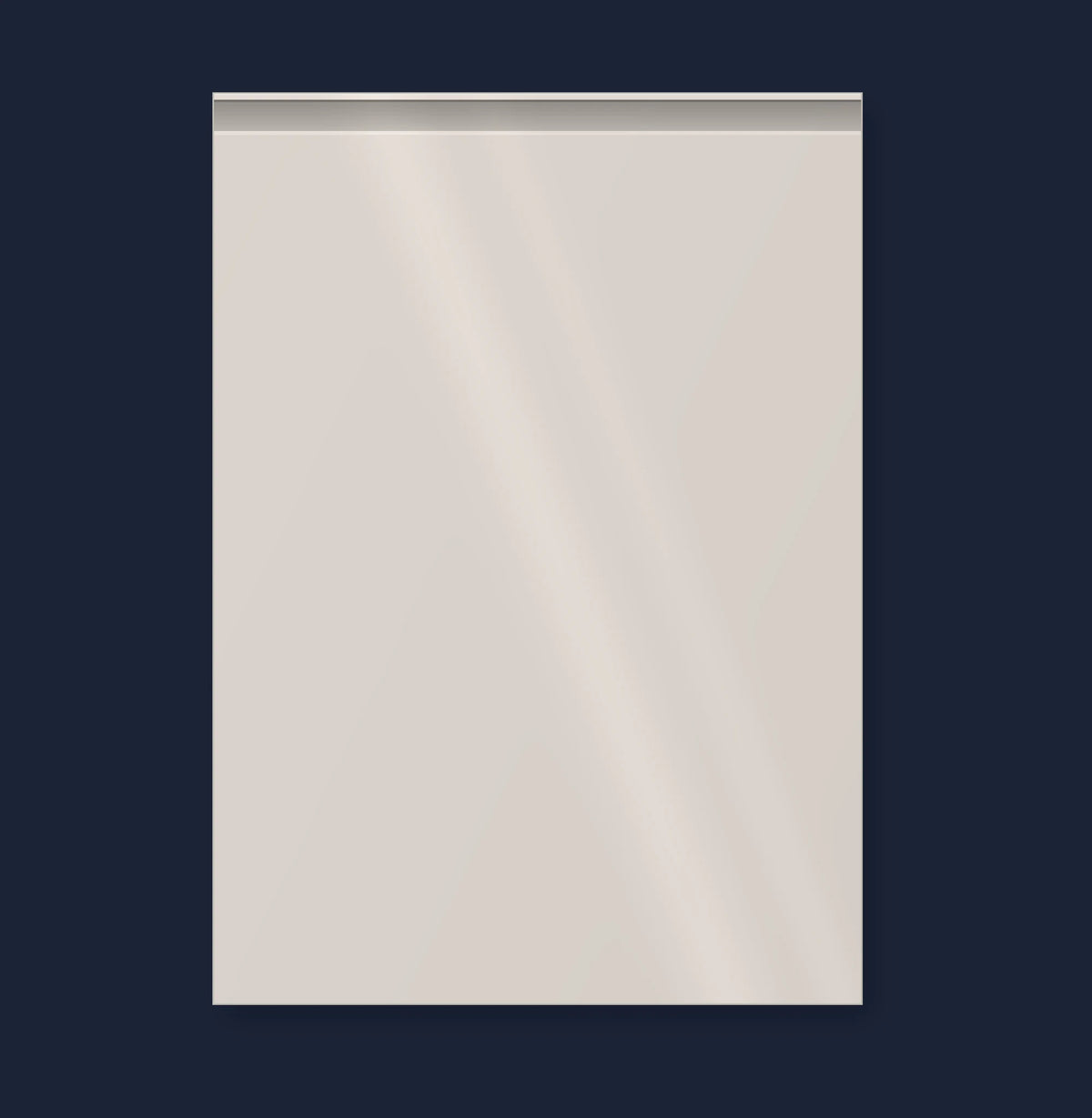 Cashmere Stone Gloss | Budget J-Pull Handleless Kitchen Doors | Aspin Collins