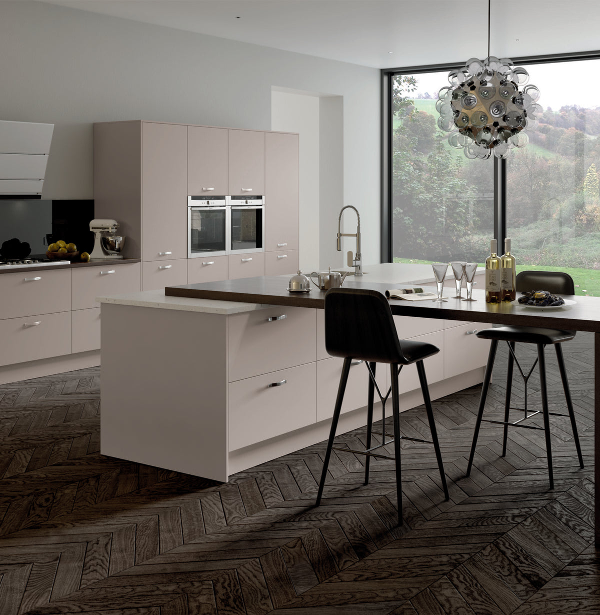 Valencia Cashmere Matt Kitchen Doors | Elegant & Contemporary
