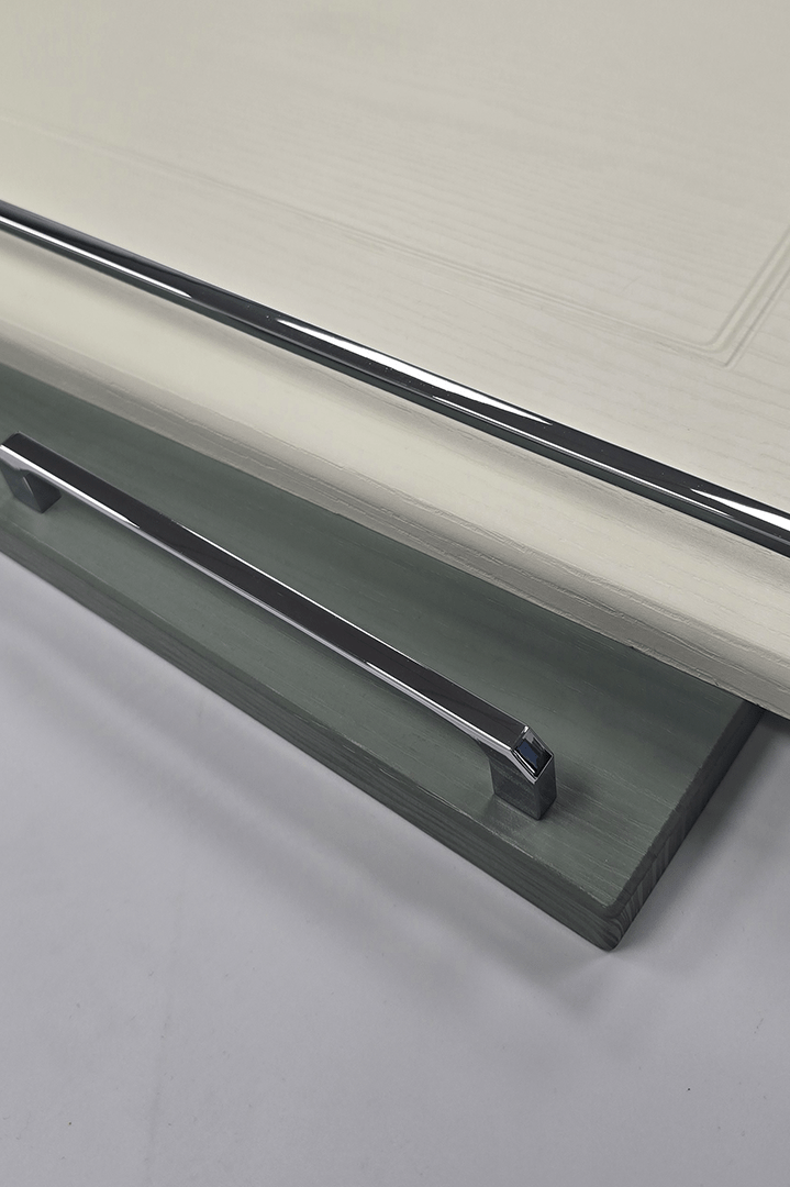 Kinloch D-Shape Cabinet Handle | Chrome | Aspin Collins