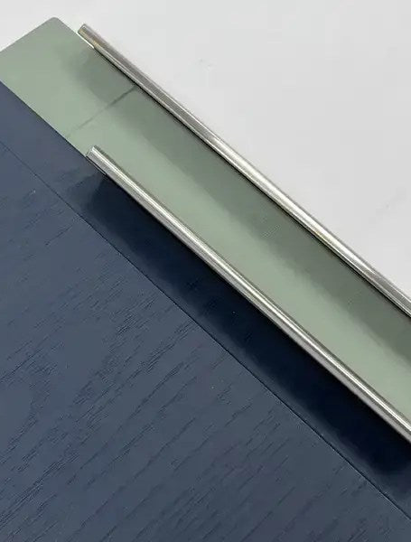 Marchwood Lip Edge Pull Handle | Brushed Nickel & Brushed Black | Aspin Collins