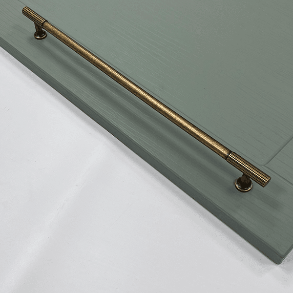 Chester Antique Brass Handle & Knob | Classic Cabinet Fitting | Aspin Collins