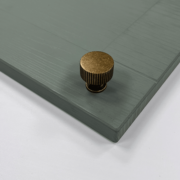 Chester Antique Brass Handle & Knob | Classic Cabinet Fitting | Aspin Collins