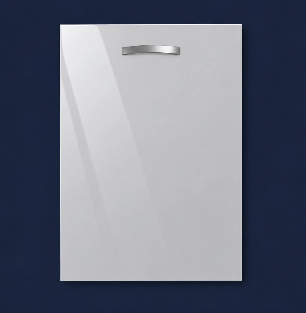 Dove Grey Gloss | Pre-Drilled Slab Kitchen Doors | Aspin Collins