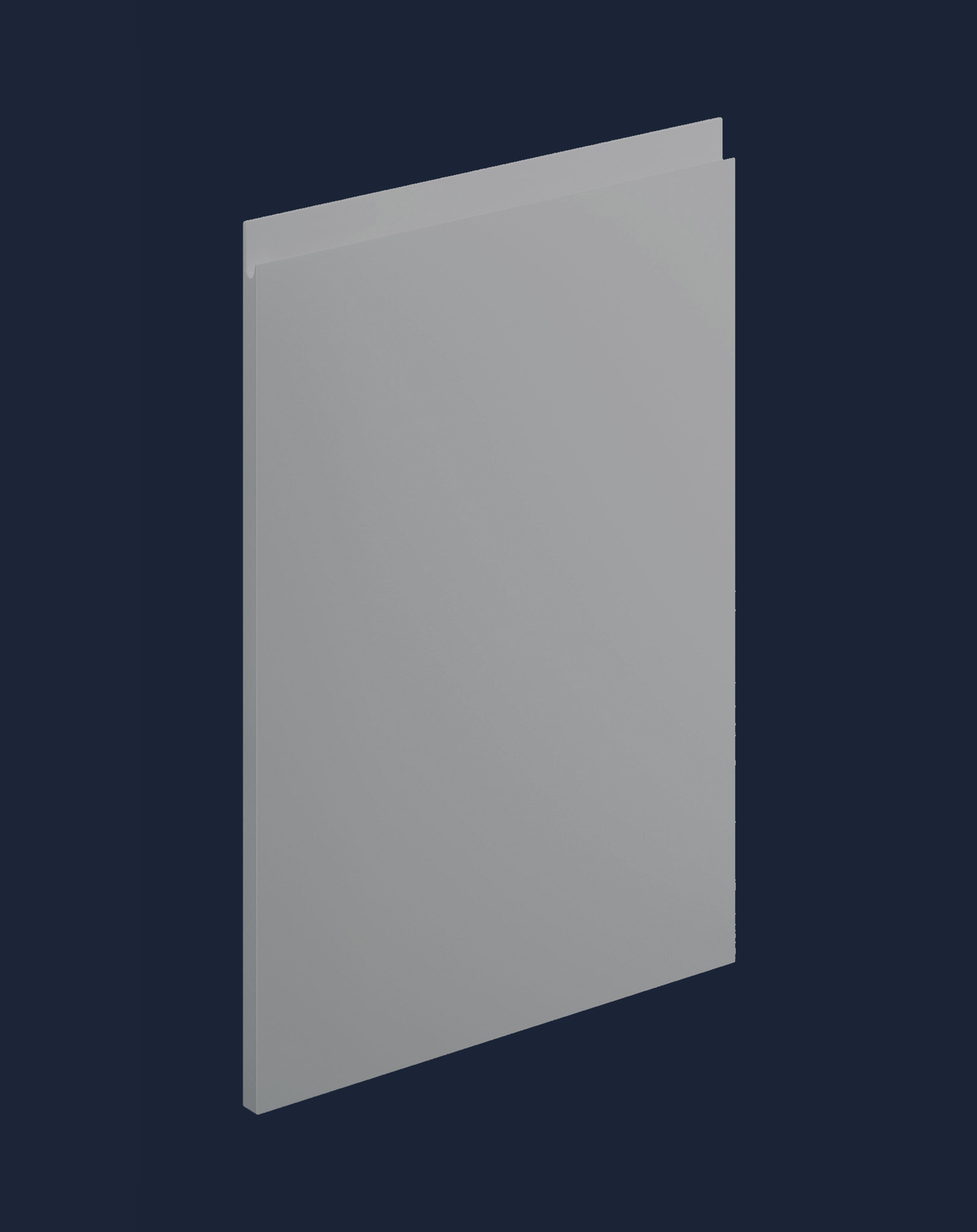 Levana Dust Grey Matt Kitchen Doors | Minimalist Soft-Touch Matt Kitchen Doors | Aspin Collins