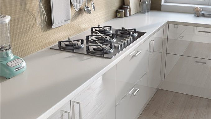 Premium White Egger Postformed Worktop | Aspin Collins