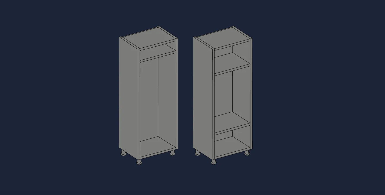 Larder Unit | 1970mm | Aspin Collins