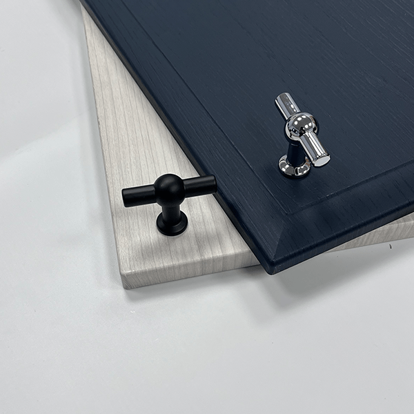 Kitchen Pull Handle – Vulcan | Hammer - Chrome/Black | Aspin Collins