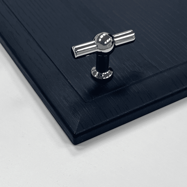 Kitchen Pull Handle – Vulcan | Hammer - Chrome/Black | Aspin Collins