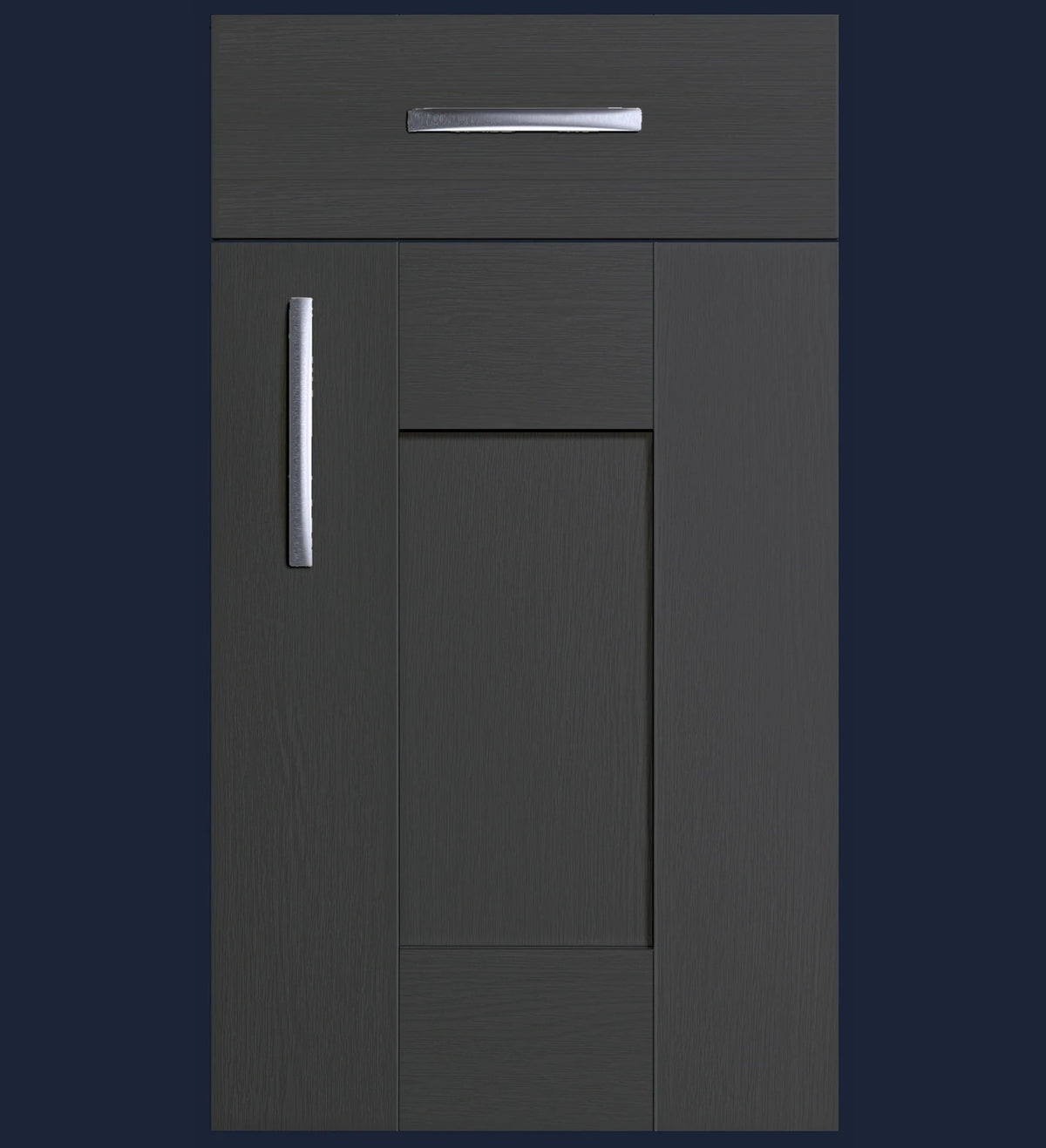 Graphite | Woodgrain Shaker Kitchen Doors | Aspin Collins