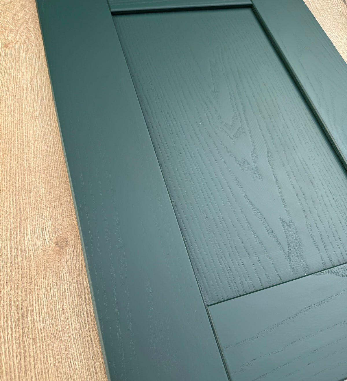 Shaker Kitchen Door - Chantilly Range - Fir Green | Aspin Collins
