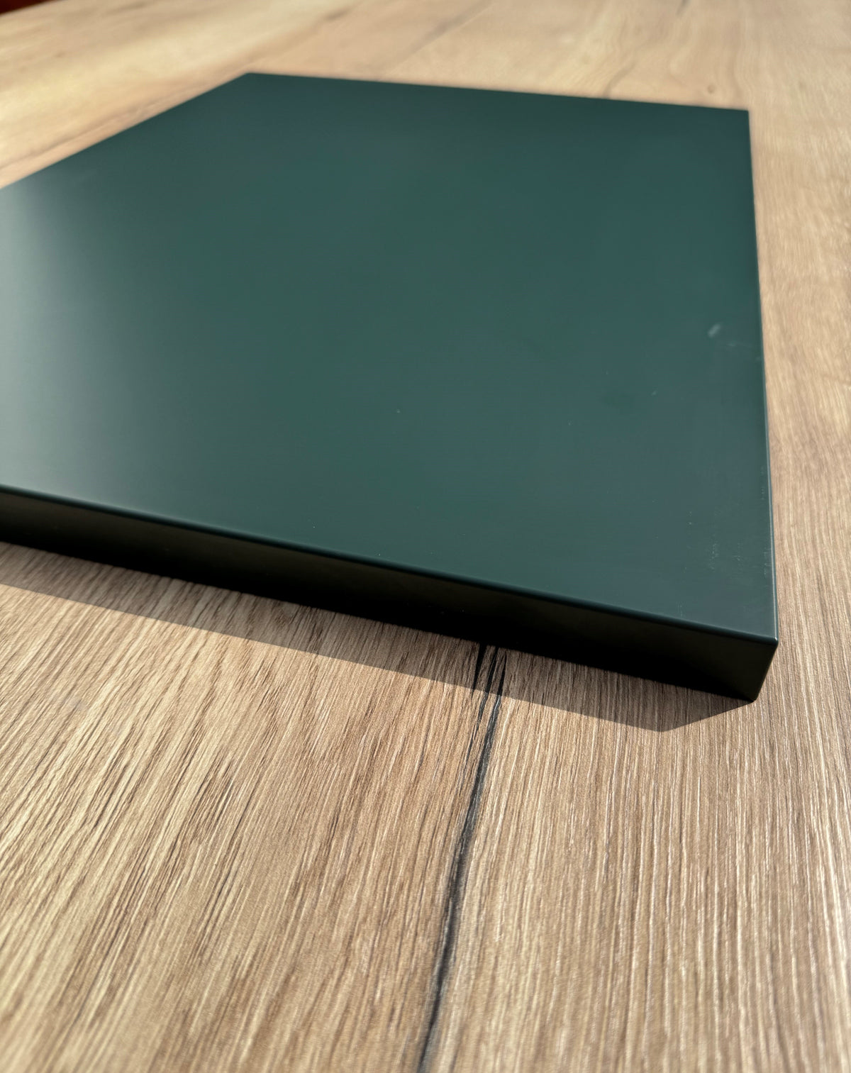 Levana Fir Green Matt Kitchen Doors | Deep Green Handleless Matt Kitchen Doors