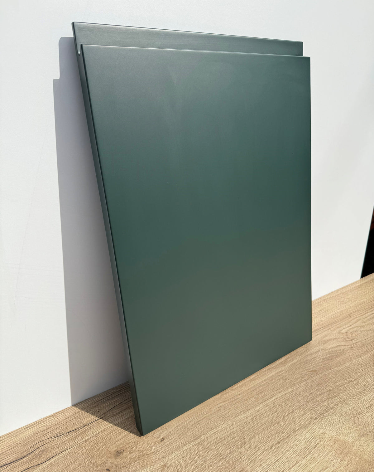 Levana Fir Green Matt Kitchen Doors | Deep Green Handleless Matt Kitchen Doors
