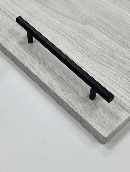 Hex Style T Bar Handle & Knob | Eldente | Cabinet Pull Black & Gold | Aspin Collins
