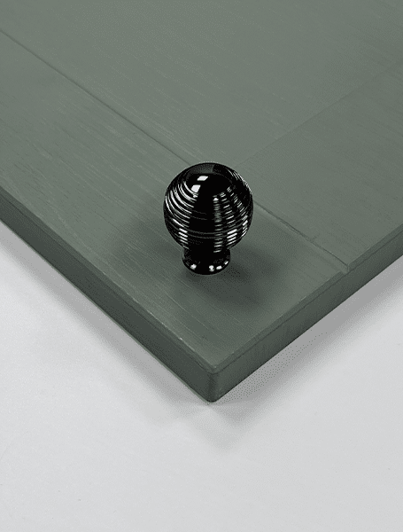 Lined Knob Handle – Cromwell | Chrome / Black Chrome | Sleek Finish | Aspin Collins