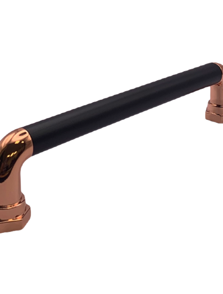 Pull Bar Handle – Copper & Black | Charm | Modern Cabinet Handle | Aspin Collins