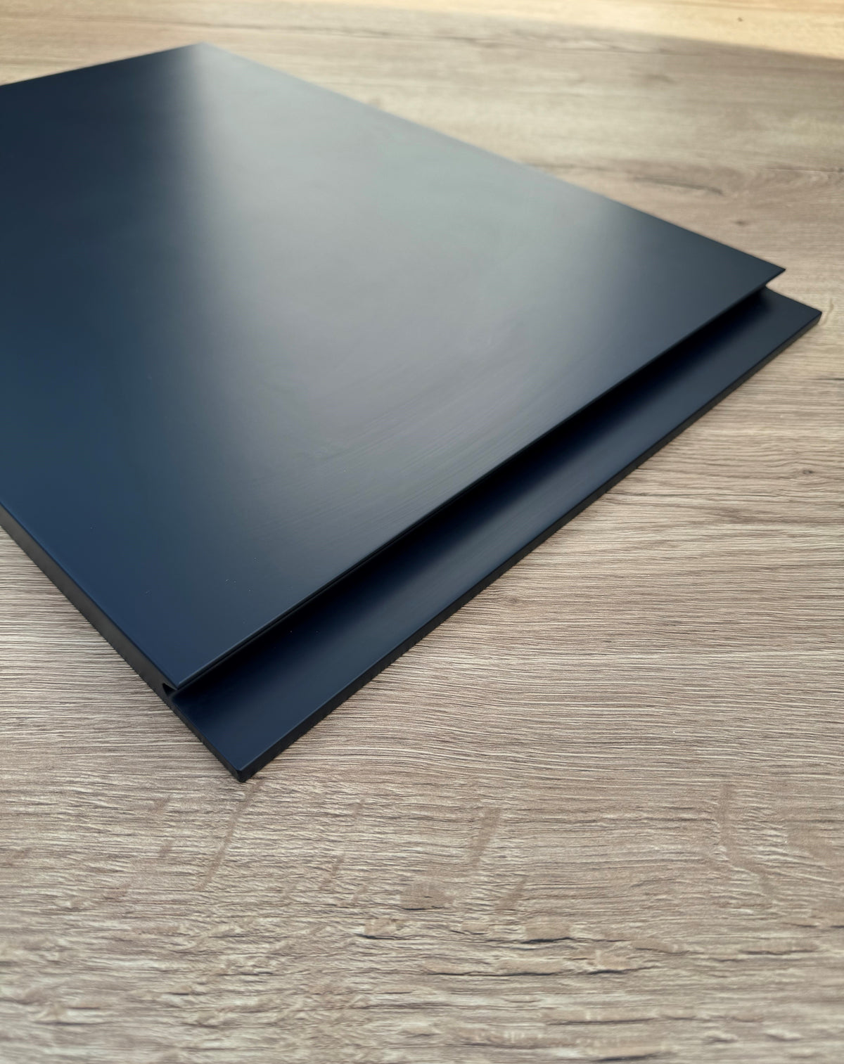 Levana Indigo Matt Kitchen Doors | Bold Blue Handleless Matt Kitchen Doors | Aspin Collins
