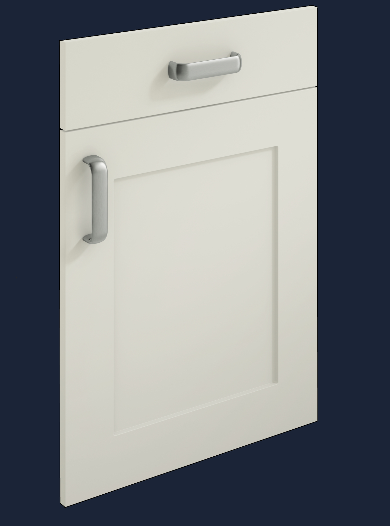 Shaker Kitchen Door - Harrogate Range - Ivory | Aspin Collins