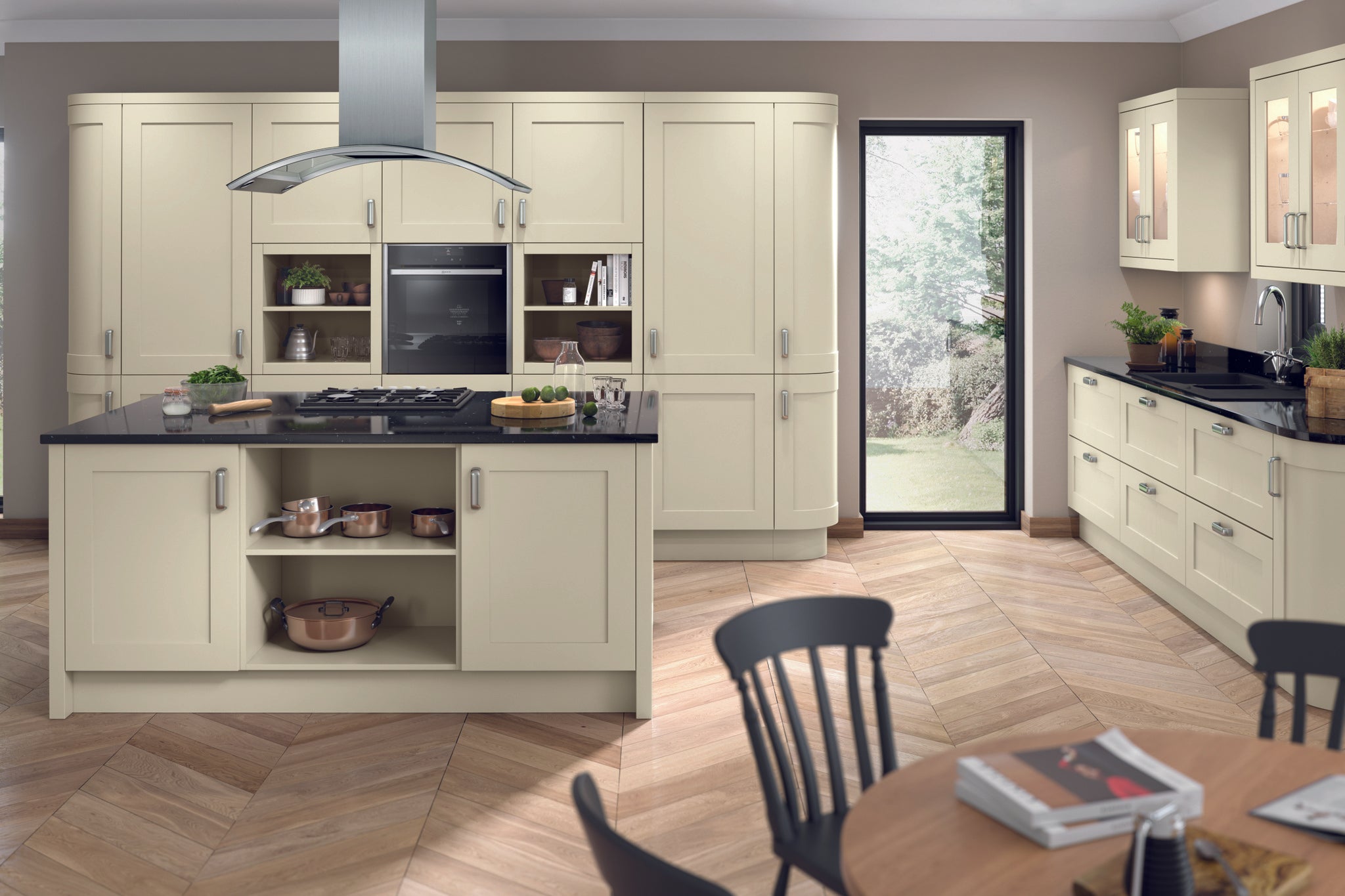 Shaker Kitchen Door - Harrogate Range - Ivory | Aspin Collins