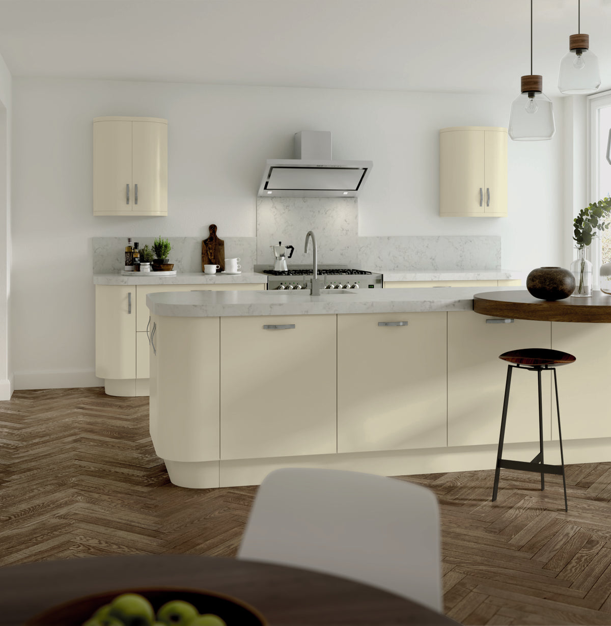 Valencia Ivory Matt Kitchen Doors | Classic & Versatile | Aspin Collins