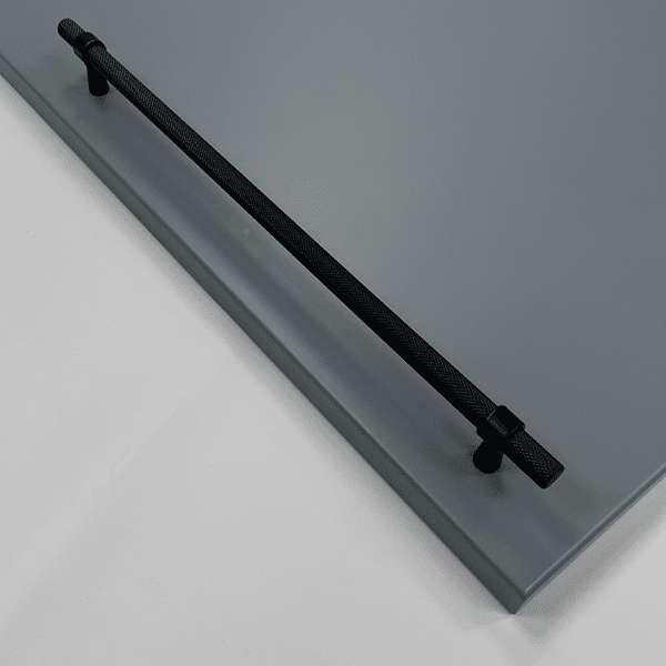 Knurled T-Bar Handle | Miami | Modern Cabinet Handle in Mocha, Black & Gold | Aspin Collins