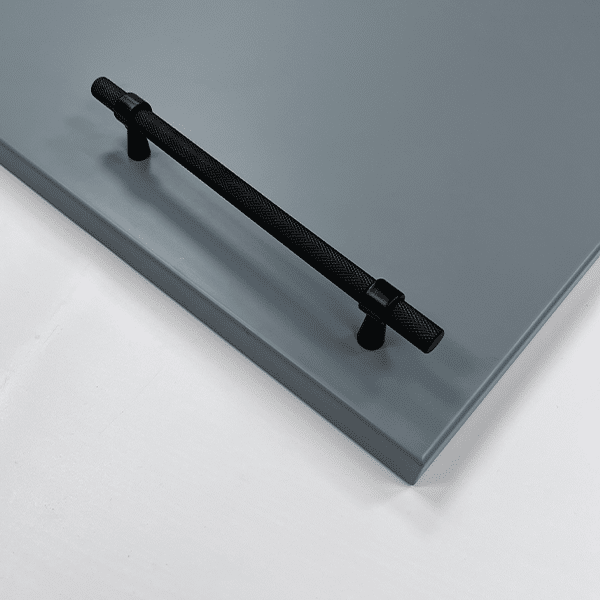 Knurled T-Bar Handle | Miami | Modern Cabinet Handle in Mocha, Black & Gold | Aspin Collins