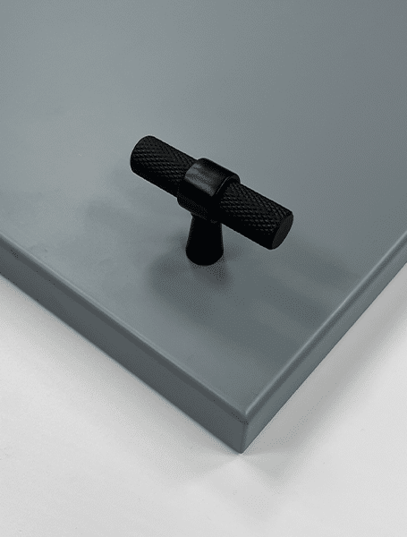Knurled T-Bar Handle | Miami | Modern Cabinet Handle in Mocha, Black & Gold | Aspin Collins
