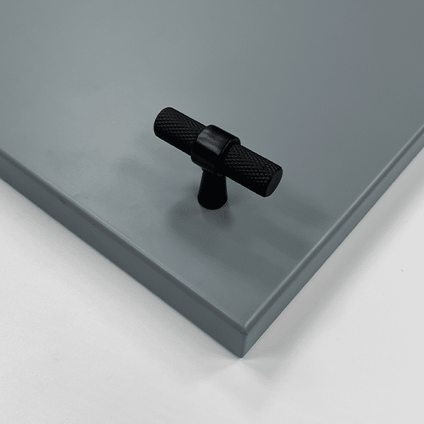 Knurled T-Bar Handle | Miami | Modern Cabinet Handle in Mocha, Black & Gold | Aspin Collins