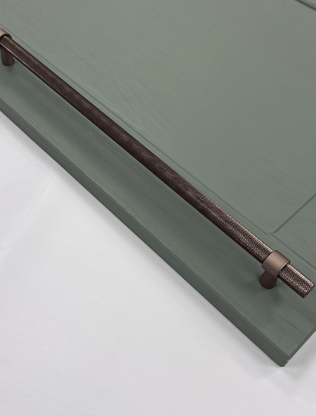 Knurled T-Bar Handle | Miami | Modern Cabinet Handle in Mocha, Black & Gold | Aspin Collins