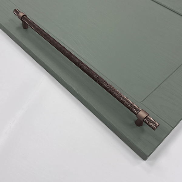 Knurled T-Bar Handle | Miami | Modern Cabinet Handle in Mocha, Black & Gold | Aspin Collins