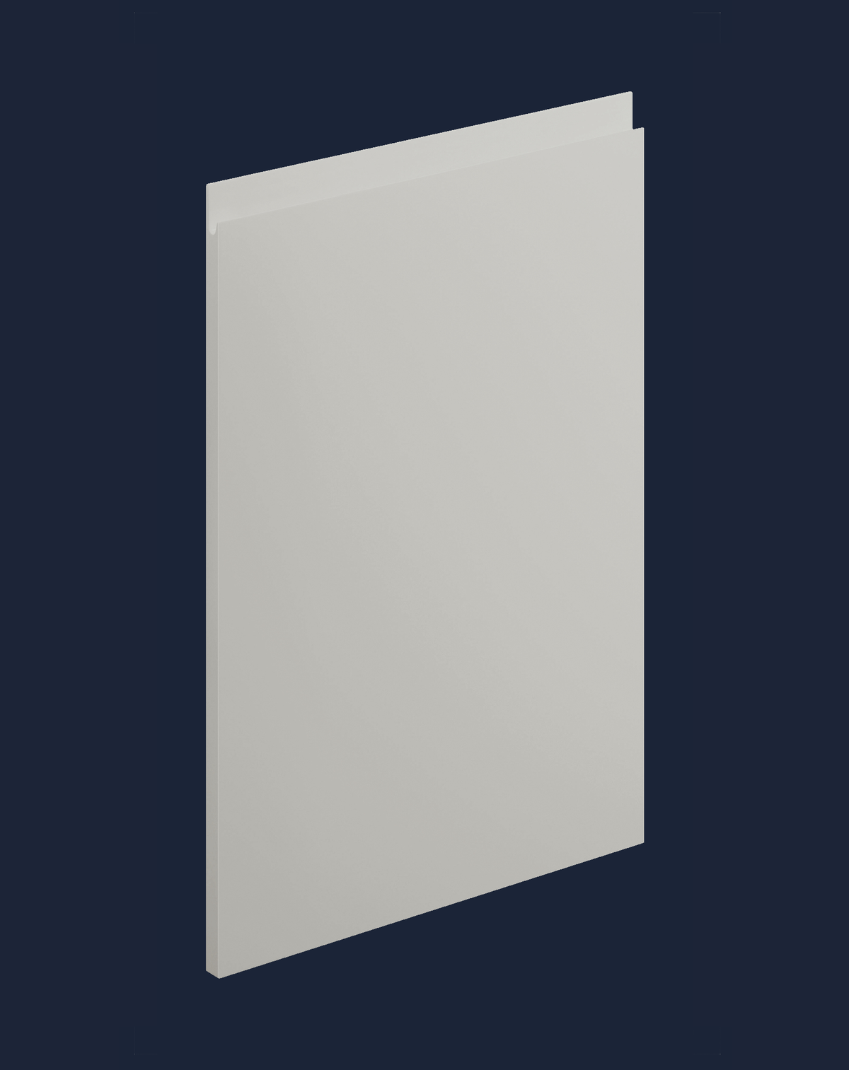 Levana Light Grey Matt Kitchen Doors | Contemporary Soft Matt Kitchen Doors | Aspin Collins