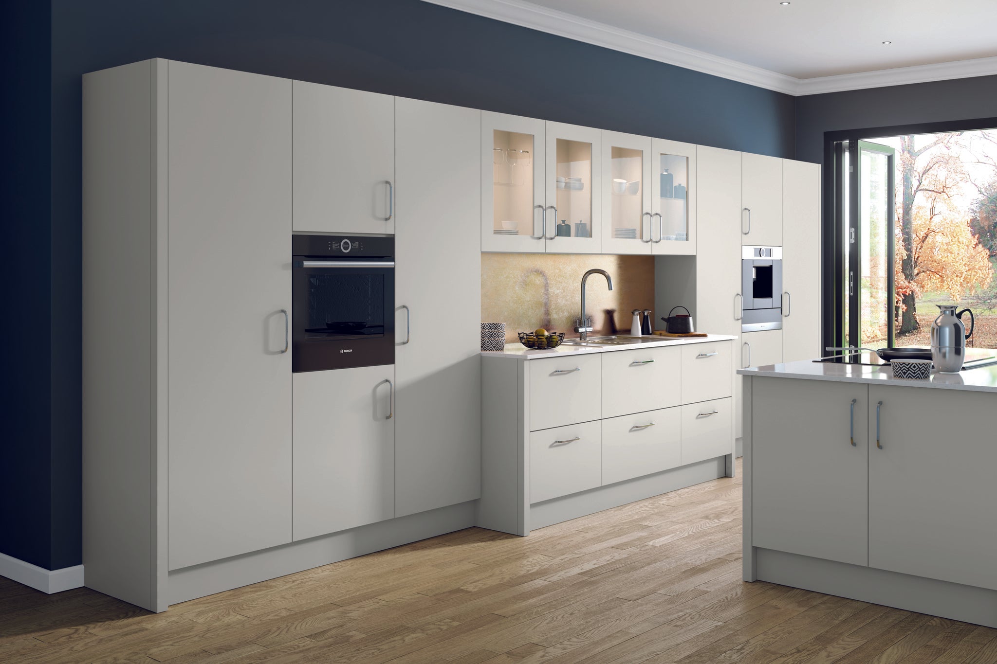 Finishing Components Light Grey Matt | Valencia | Aspin Collins