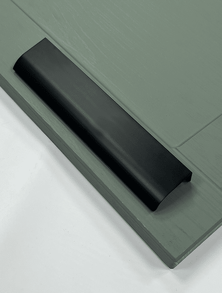 Lip Cabinet Door Handle | Sleek Handle in Black & Brushed Brass | Aspin Collins