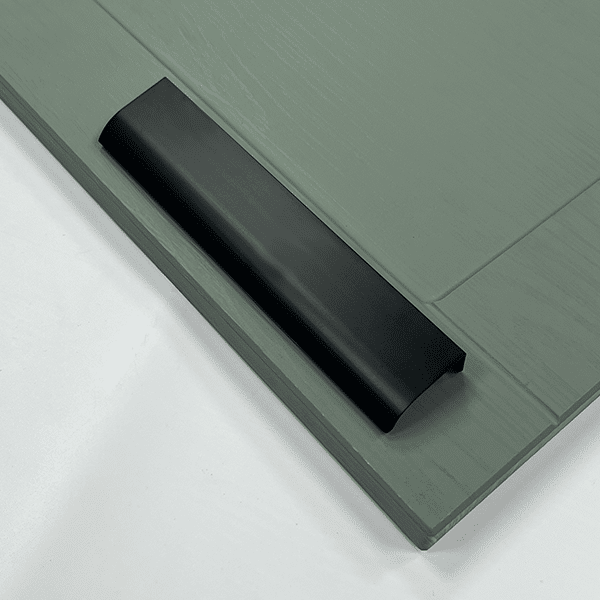 Lip Cabinet Door Handle | Sleek Handle in Black & Brushed Brass | Aspin Collins