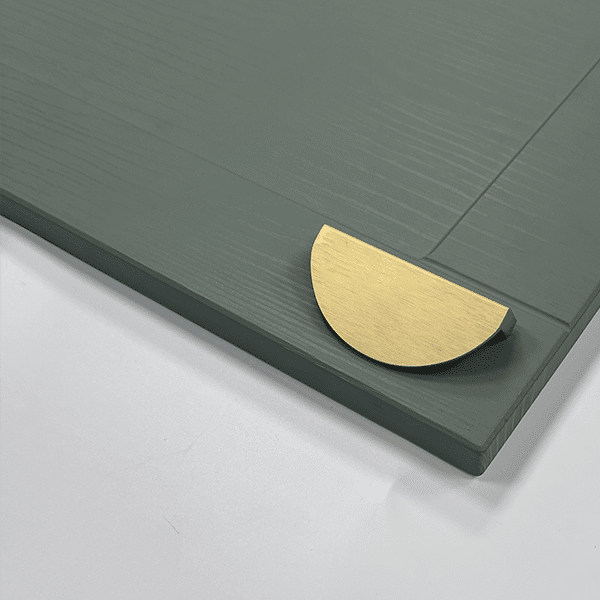 Harrow Crescent Pull Handle – Gold, Black | Elegant Cupboard Fitting | Aspin Collins