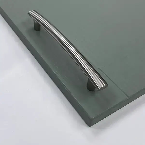 Fairleigh Grooved Bow Handle – Brushed Nickel | Aspin Collins