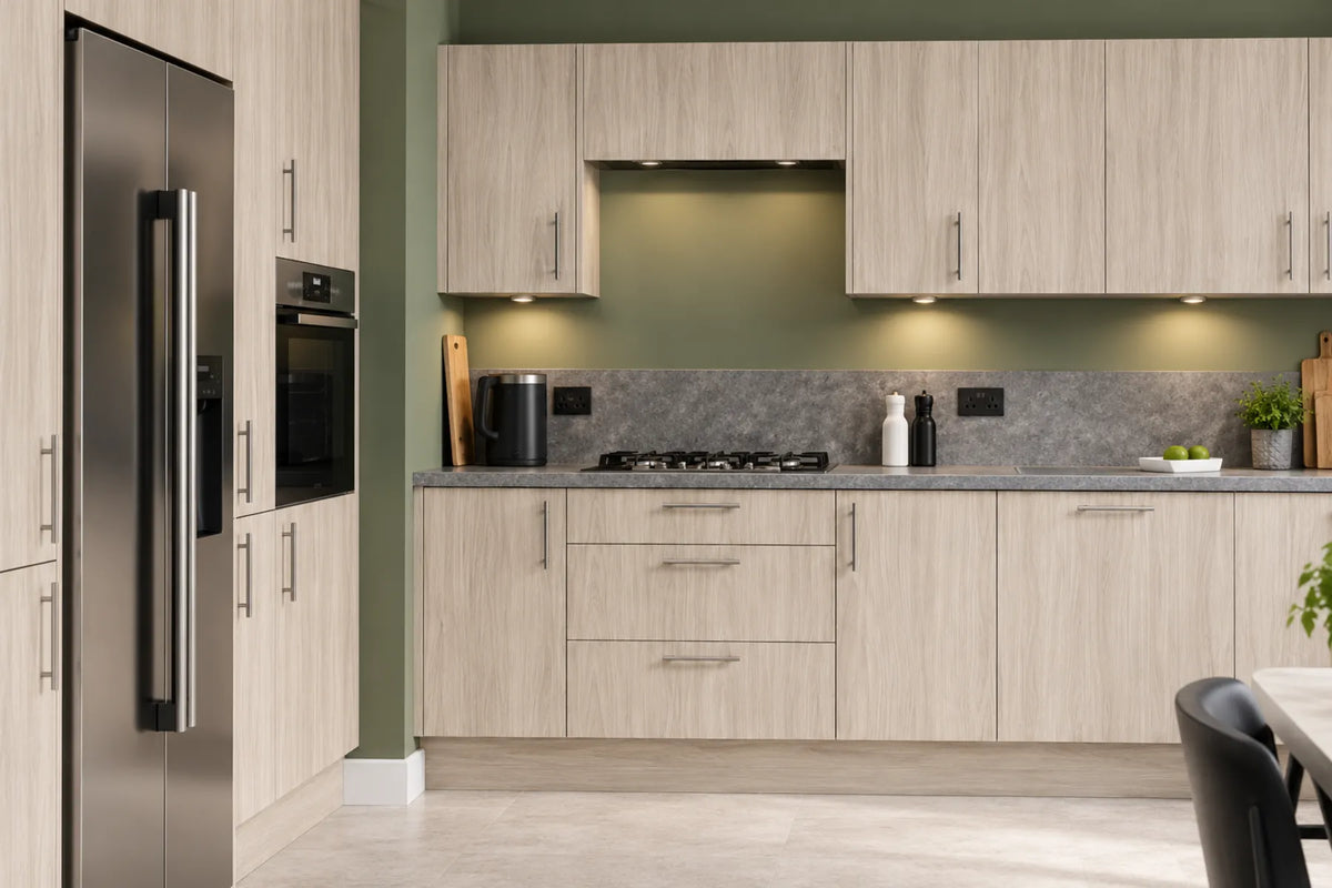 Pre-Drilled Slab Finishing Components | Oyster Oak | Aspin Collins