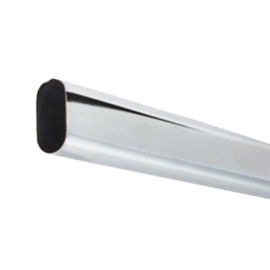 Wardrobe Corner Rail | 90° Curved Chrome Hanging Rail for Maximised Storage | Aspin Collins