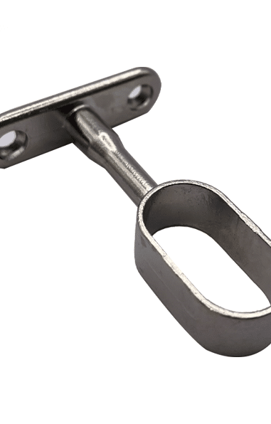 Wardrobe Rail Centre Support | Nickel or Black | Aspin Collins