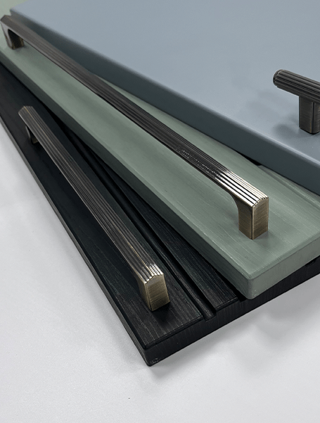 Strata Ribbed Handle & Knob Collection – 192mm & 320mm | Aspin Collins