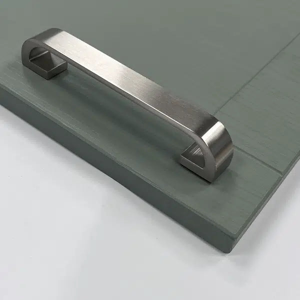 Halwell Flat Arch Handle – Brushed Nickel | Aspin Collins