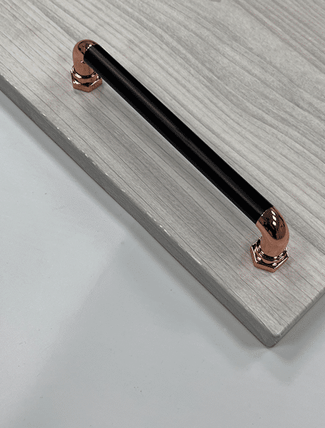 Pull Bar Handle – Copper & Black | Charm | Modern Cabinet Handle | Aspin Collins