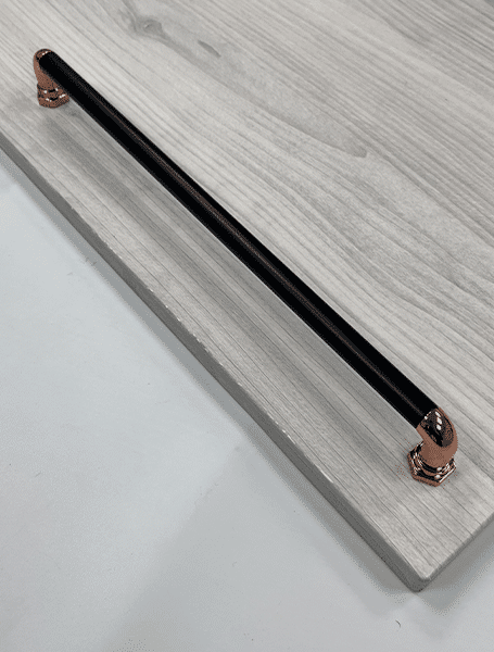 Pull Bar Handle – Copper & Black | Charm | Modern Cabinet Handle | Aspin Collins