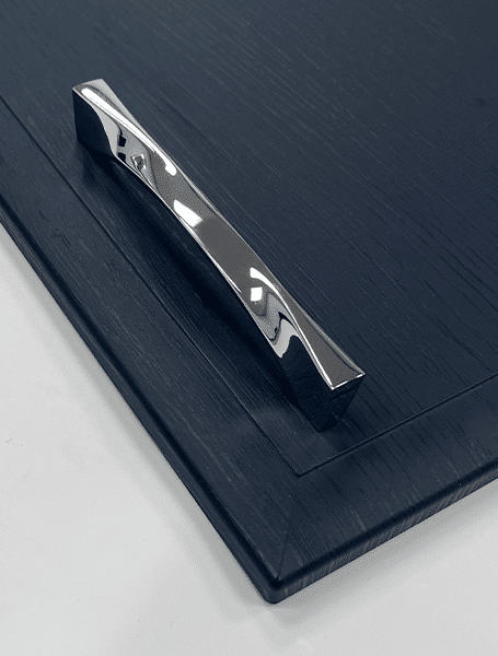 Twist Chrome Kitchen Handle | 160mm & 320mm | Aspin Collins