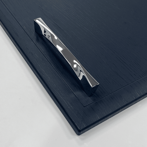 Twist Chrome Kitchen Handle | 160mm & 320mm | Aspin Collins