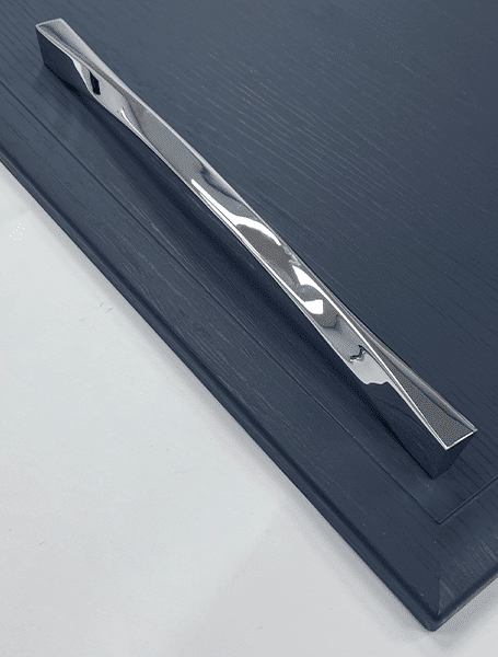 Twist Chrome Kitchen Handle | 160mm & 320mm | Aspin Collins