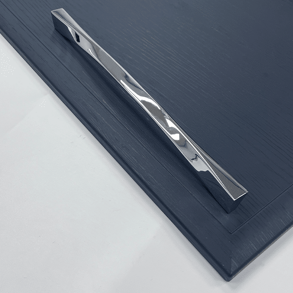 Twist Chrome Kitchen Handle | 160mm & 320mm | Aspin Collins