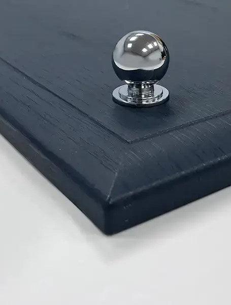 Whitfield Chrome Knob | Small Round Cabinet Pull | Aspin Collins